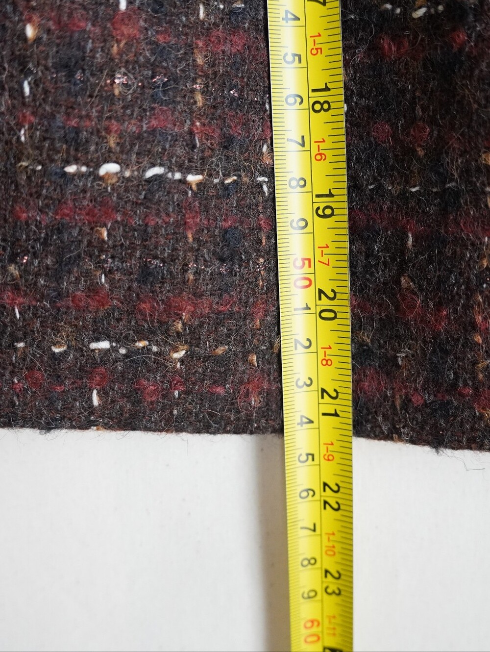 Brooks Brothers Moon British Tweed Wool Blend A-Line Skirt Brown Size 6 - Picture 5 of 11